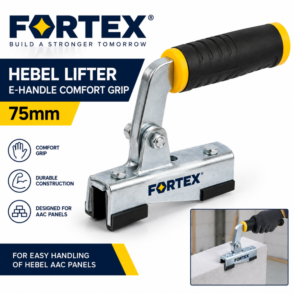 78ECN75 — Hebel Lifter E-handle Comfort Grip 75mm